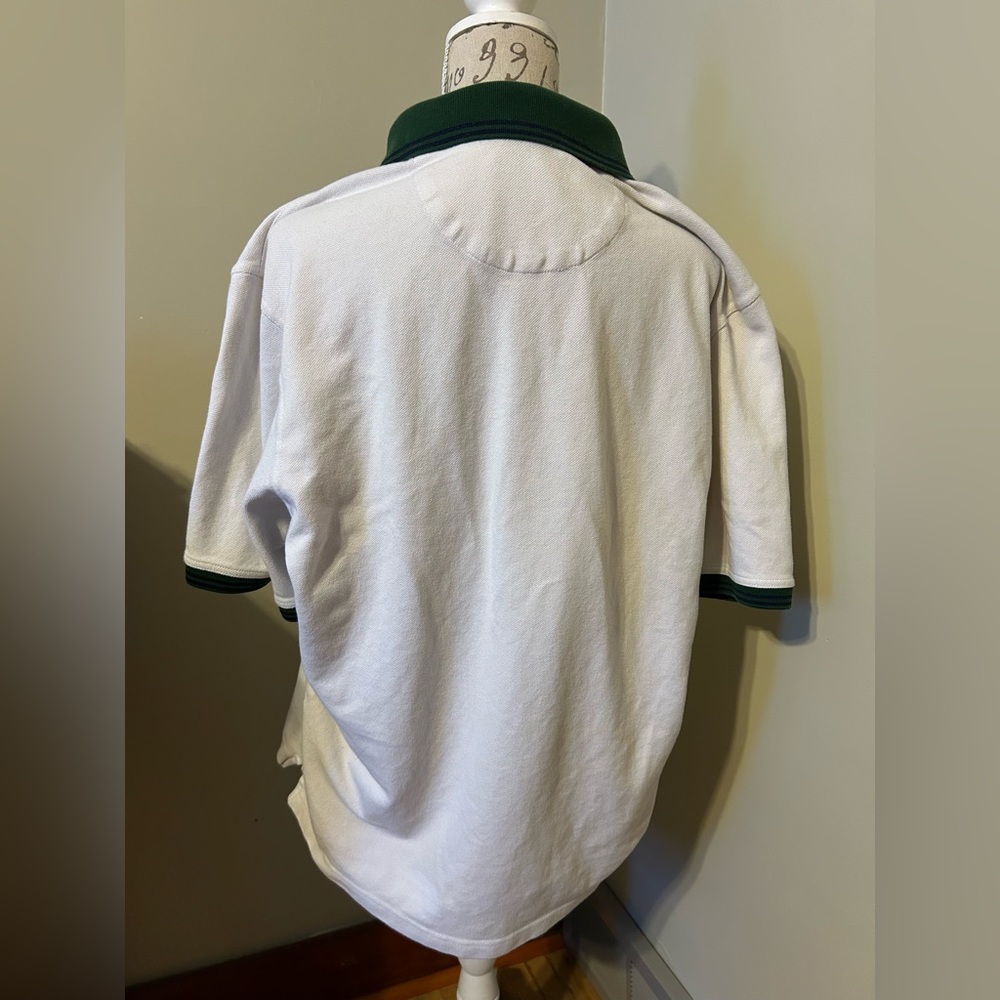 Denver Hayes Green and White Polo Shirt - Picture 9 of 9